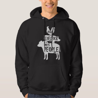 Moletom Judge Livestock Not People Chicken Pig Beef Livest