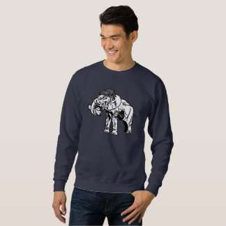 Moletom Jumbo Basic Sweatshirt (Azul Marinho)