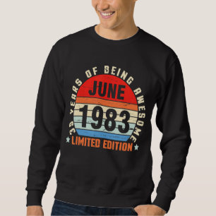 Moletom Junho De 1983 Aniversário De 39 Anos De Esforço