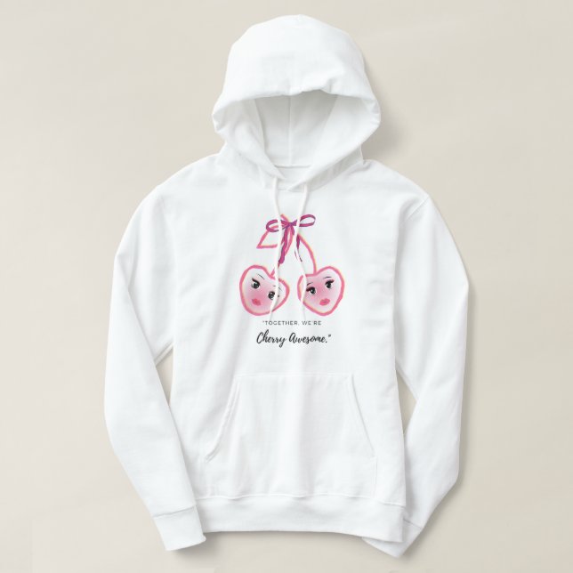 MOLETOM JUNTOS SOMOS CHERRY AWALME (Frente do Design)