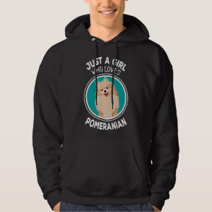 Moletom Just A Girl Who Loves Pomeranian Lovely Dog Idea