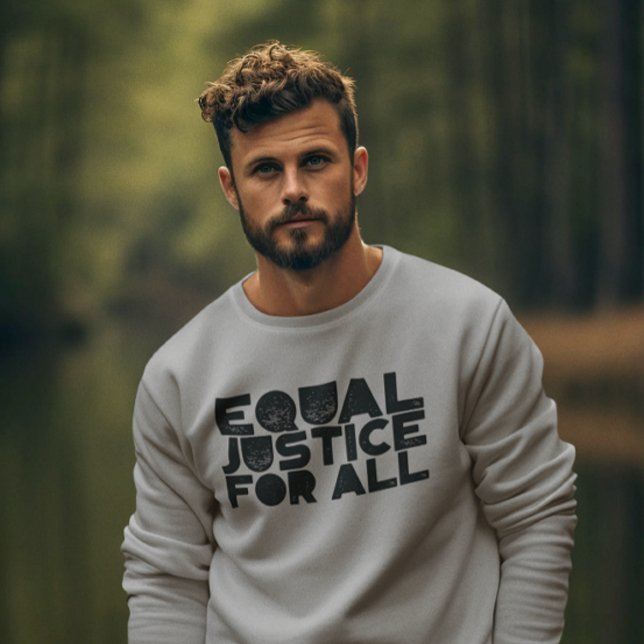 Moletom Justiça Igual Para Todos - Disposição Negrito (Criador carregado)