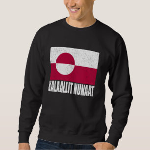 Moletom Kalaallit Nunaat Flag Grunge Vintage Souvenir Gree