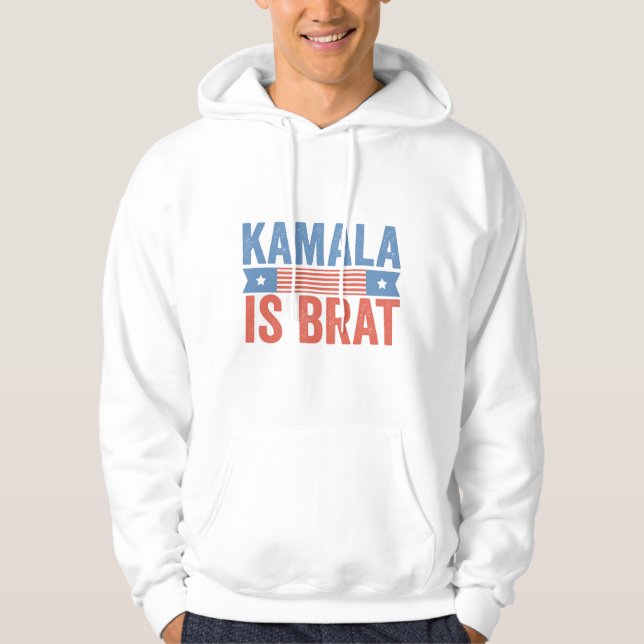 Moletom Kamala é o Brat Democracy Election 2024 (Frente)