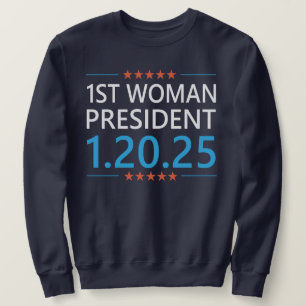 Moletom Kamala Harris 1ª Mulher Presidente 1.20.25