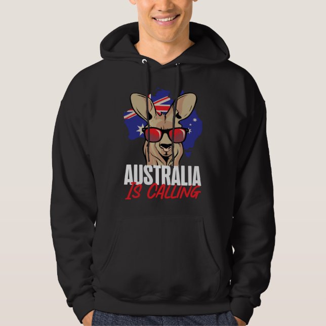 Moletom Kangaroo Australia Is Calling (Frente)