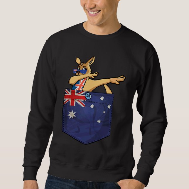 Moletom Kangaroo In Your Pocket Australia Flag  Australia (Frente)