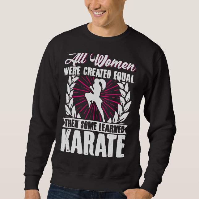 Moletom Karate Black Belt Gi Uniforme Todas As Mulheres Fo (Frente)