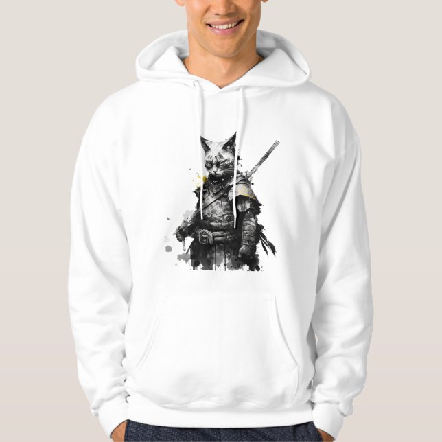 Moletom Katana do Samurai Gato (Frente)
