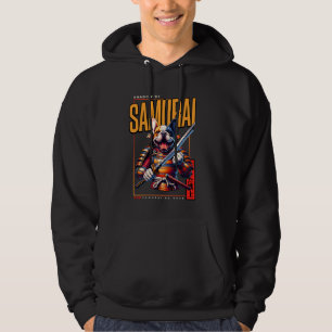 Moletom Kawaii Bulldogue Francês Samurai Guerreiro Sombra