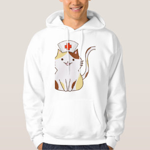 Moletom Kawaii Cat Nurse
