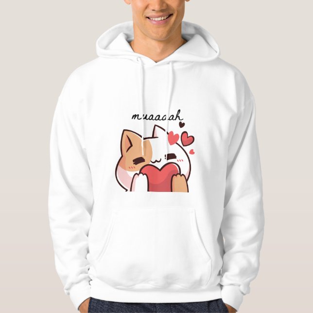 Moletom Kawaii Cutie Cat (Frente)