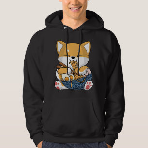 Moletom Kawaii Shiba Inu Dog Ramen Japan Corgi