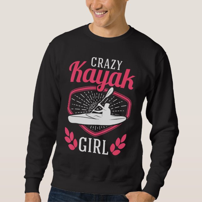 Moletom Kayak Girl Kayakers malucos (Frente)