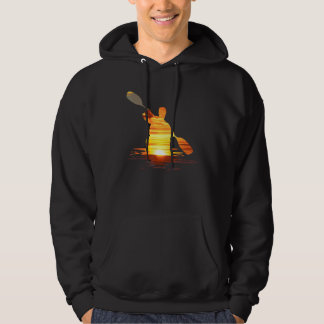 Moletom Kayaker Kayaking Paddling Outdoor Sunset Canoeing