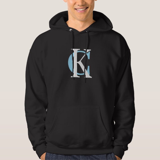 Moletom Kc Royal Blue & Baby Blue Kansas City Letters Kc I (Frente)