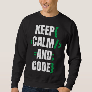 MOLETOM KEEP CALM AND CODE