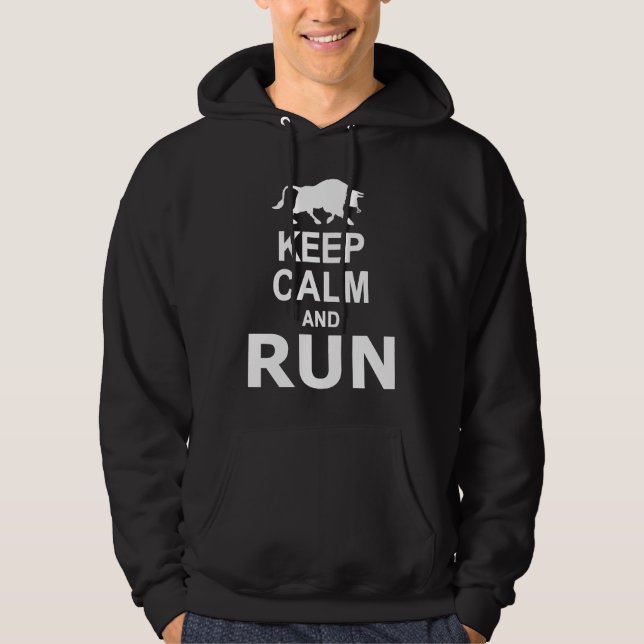 Moletom Keep Calm And Run Bull (Frente)