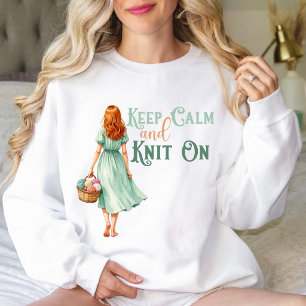 Moletom Keep Calm & Knit On