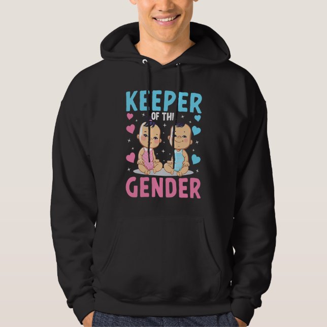 Moletom Keeper of the Gender Baby Party Gender Reveal Anno (Frente)
