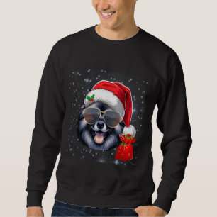 Moletom Keeshond Dog Homens Mulheres Natal