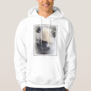 Moletom Keeshond Puppy Painting - Arte de Cachorro Origina