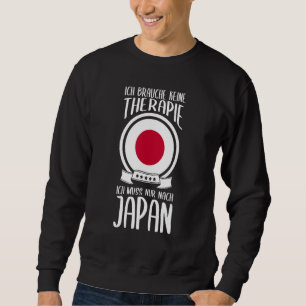 Moletom Keine Therapie Ich Muss Nur Nach Japan Holid