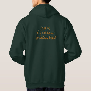 Moletom Kelly Crest Casaco de Arms Hoodie - Feliz irlandês