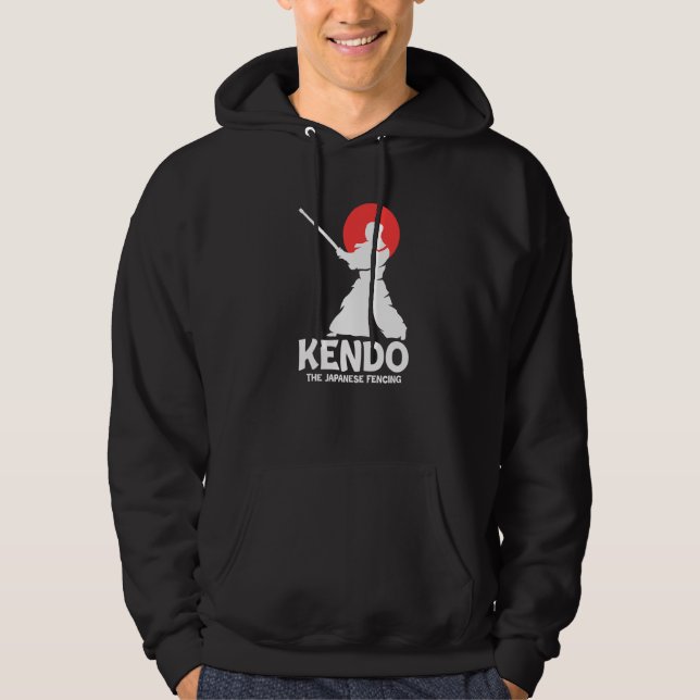 Moletom Kendo O Espadachim de Esgrima Japonês Marcial Sh (Frente)