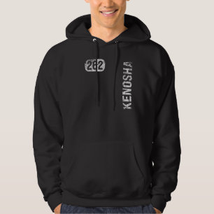 Moletom Kenosha Wisconsin 262 Area Code Vintage Retro