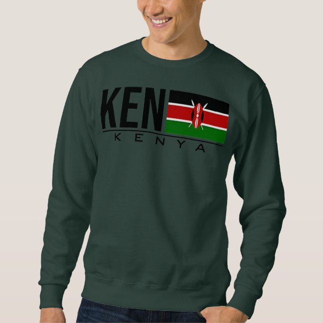 MOLETOM KENYA FLAG KENYAN ATHLETICS ESPORTA JAMES JERSEY (Frente)