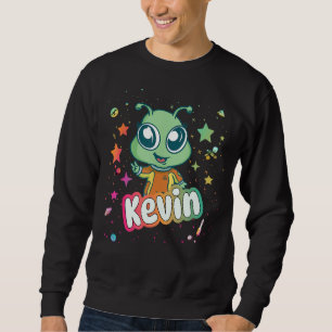 Moletom KEVIN - Nome de Menino Bonito com Alienígena Bonit