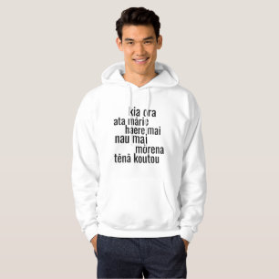 MOLETOM KIA ORA NZ MĀORI KIWI GREETINGS NOVA ZELÂNDIA