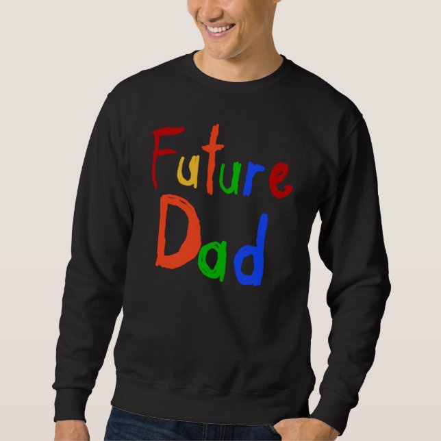 Moletom Kid Text Futuras T-shirts e Pais (Frente)