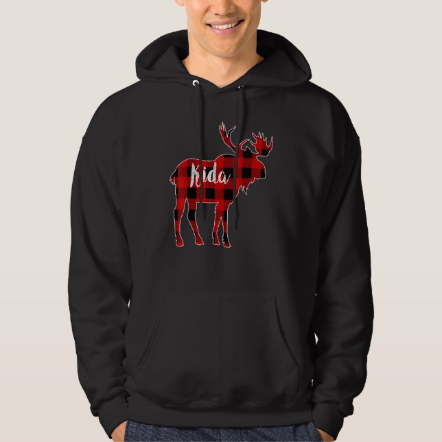 Moletom Kida Moose Red Buffalo - Xadrez Correspondente Chr (Frente)
