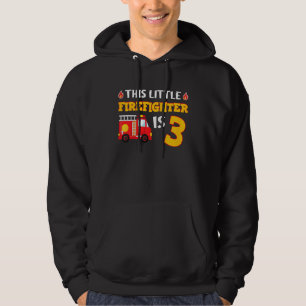 Moletom Kids Fire Truck, 3 anos, pequeno bombeiro 3r