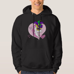 Moletom Kids Mardi Gras Unicorn Cute Jester Masque