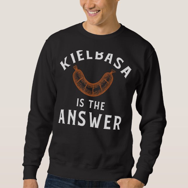 Moletom Kielbasa Roupa Incrível Kielbasas Design (Frente)