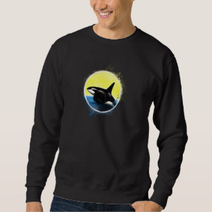Moletom Killer Whale Beach Orca Pul Hoodie