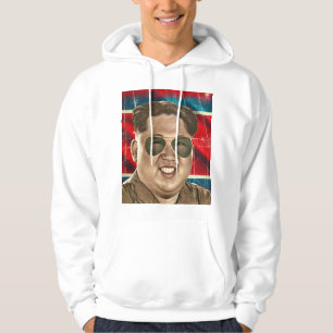 Moletom Kim Jong Un Hoodie - Óculos escuros, bom humor