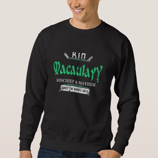 Moletom Kin Macaulayy Mishead E Mayhem Desde O Meio (Frente)