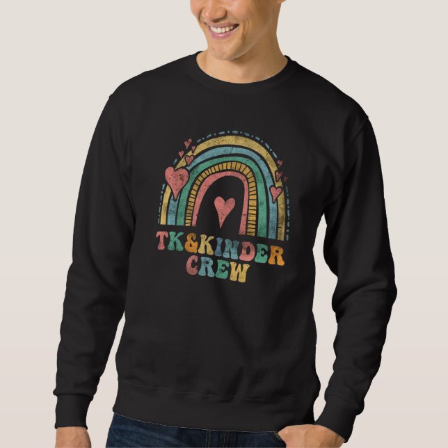 Moletom Kindergarten Vibes Groovy Transitional Kindergarte (Frente)