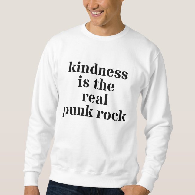 Moletom Kindness Is The Real Punk Rock (Frente)