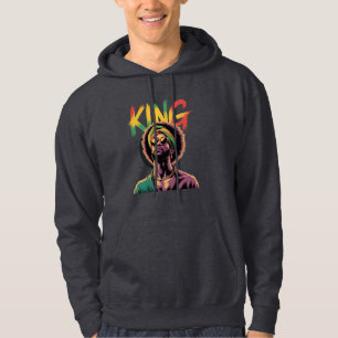 Moletom King - Design do Orgulho Negro - Cores de Massas