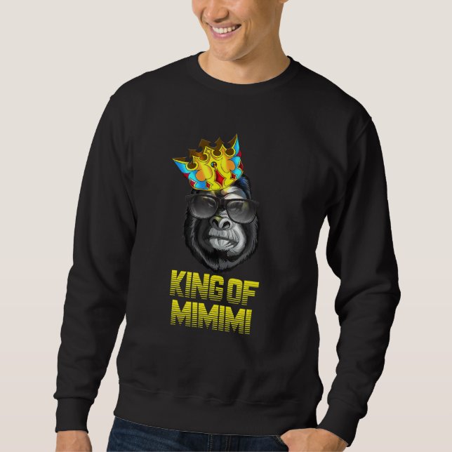 Moletom King King of Mimimi & Rum Howler Monkey King State (Frente)