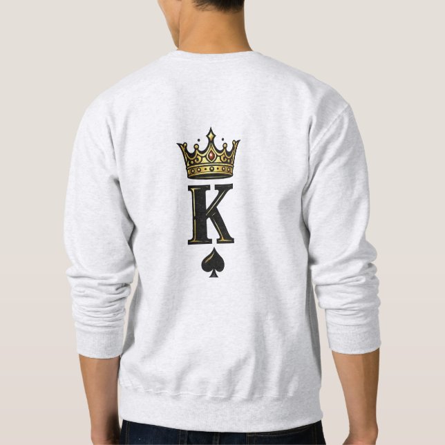 Moletom King Spade K – Minimal Couple Matching Design (Verso)