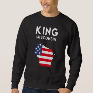 Moletom King Wisconsin EUA State America Viagem Wisconsini