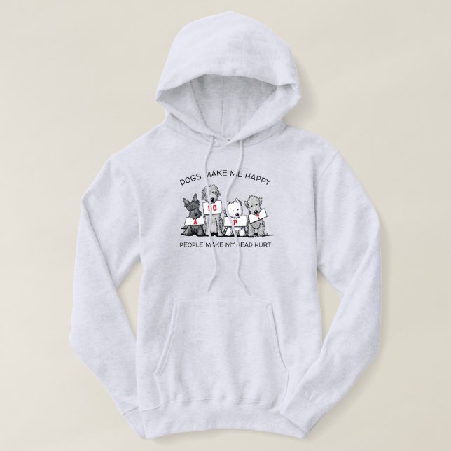 Moletom KiniArt Dog Lovers ADOPT (Frente do Design)
