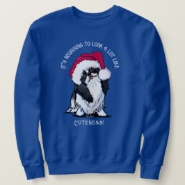 Moletom KiniArt Japonês Chin Christmas Sweatshirt