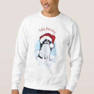 Moletom KiniArt Japonês Chin Christmas Sweatshirt